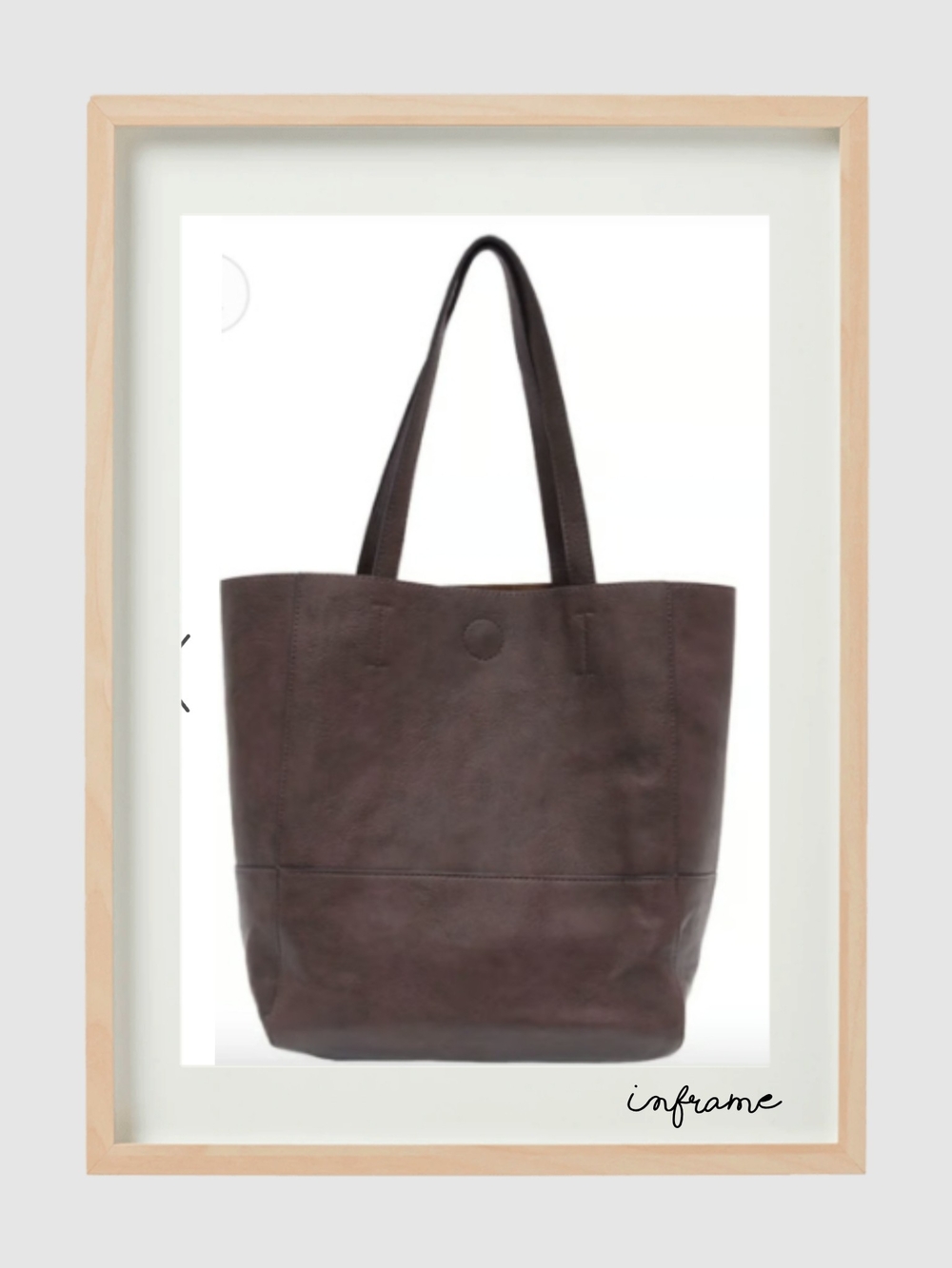 Joy Susan Dark Brown Leather Bag